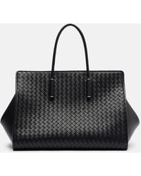 Bottega Veneta - Tote Bag Barbara Medium Aus Leder - Lyst