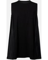 Sacai - Paneled Minidress - Lyst