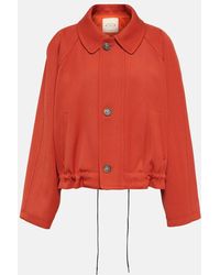 Tod's - Cropped Virgin Wool Jacket - Lyst