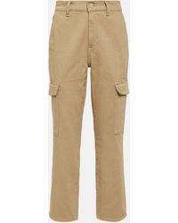 7 For All Mankind - Cargo Logan Cotton Twill Cargo Pants - Lyst