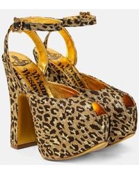 Vivienne Westwood - Sandali leopardati con platform - Lyst