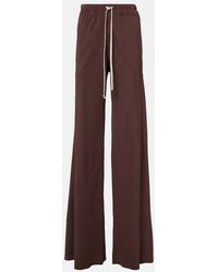 Rick Owens - Gerade Hose Dietrich Drawstring Aus Crepe-Cady - Lyst