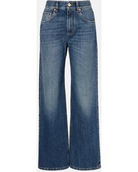 Brunello Cucinelli - Monili High-Rise Wide-Leg Jeans - Lyst
