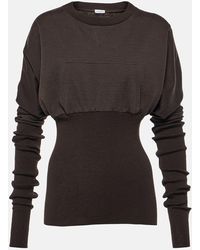 Loewe - Pullover in cashmere e lana - Lyst