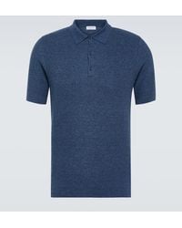 Sunspel - Knitted Cotton Polo Shirt - Lyst