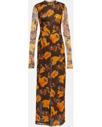 Sir. The Label - Jacques Floral Mesh Midi Dress - Lyst