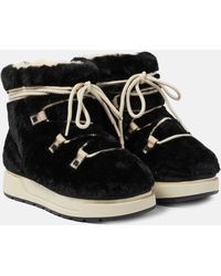 Amiri - Malibu Hi Faux Shearling Boots - Lyst
