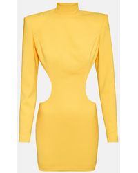 Monot - Cutout Crepe Minidress - Lyst