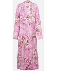 Dries Van Noten - Printed Jacquard Coat - Lyst
