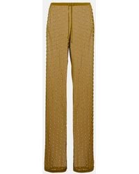 Dries Van Noten - Embellished Straight Pants - Lyst
