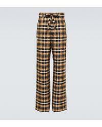 Stripe-print pajama-style trousers Farfetch Kleidung Nachtwäsche Schlafanzüge 