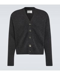 Ami Paris - Wool And Cashmere Cardigan - Lyst