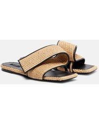 Givenchy - Twisted Ribbon Leather-Trimmed Sandals - Lyst