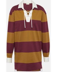 Dries Van Noten - Colorblocked Cotton-Blend Sweatshirt - Lyst