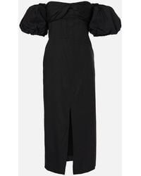 Isabel Marant - Off-Shoulder-Midikleid Darlena - Lyst