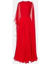 Givenchy - Robe Du Soir En Crépon De Soie - Lyst