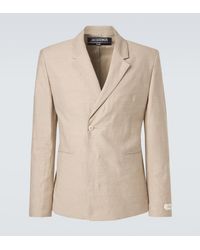 Jacquemus - Melo Linen-Blend Twill Blazer - Lyst