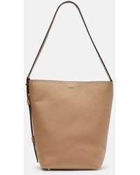 Max Mara - Schultertasche Archetipo Medium Aus Leder - Lyst