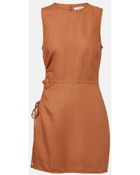 SIR. - D'Orsay Linen Minidress - Lyst
