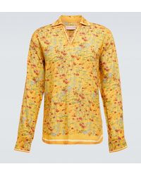 Orlebar Brown - Camisa Ridley floral - Lyst