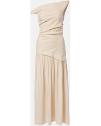 Faithfull the Brand - Roma Asymmetric Linen Maxi Dress - Lyst