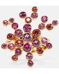 Oscar de la Renta - Turbillion Crystal-embellished Ring - Lyst