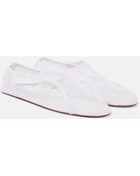 Alaïa - Mesh Ballet Flats - Lyst