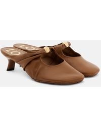 Loewe - Mules Pebble 45 En Cuir - Lyst