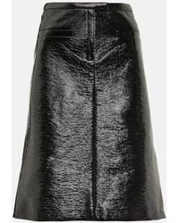 Courreges - Vinyl Midi Skirt - Lyst
