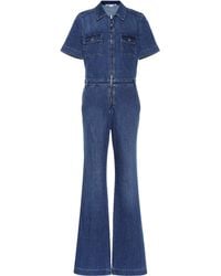 Stella McCartney Jumpsuit Aus Denim - Blau