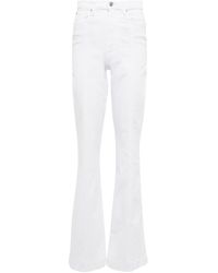 7 For All Mankind High-Rise Jeans Dojo - Weiß