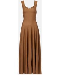 KHAITE - Jodie Knitted Maxi Dress - Lyst