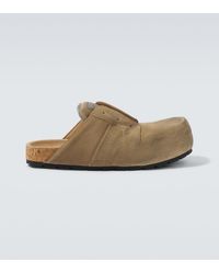 Balenciaga - Dumbo Suede Slides - Lyst