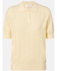 Lisa Yang - Cristine Cotton And Cashmere Polo Sweater - Lyst