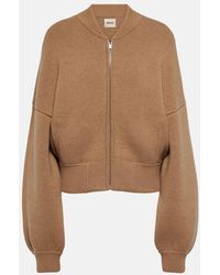 KHAITE - Rhea Zip-Up Cardigan - Lyst