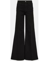 FRAME - High-Rise Flared Jeans Le Palazzo - Lyst