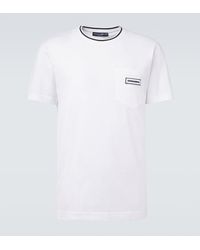 Dolce & Gabbana - Logo Cotton Jersey T-Shirt - Lyst