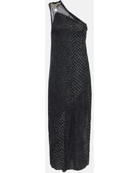 Rick Owens - Hydra One-Shoulder Midi Dress - Lyst