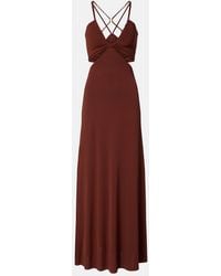 Eres - Vestido Largo Saba De Jersey Con Aberturas - Lyst