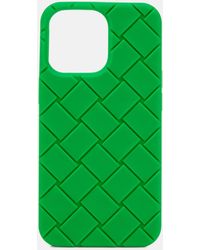 Bottega Veneta Hülle für iPhone 13 Pro Max aus Silikon - Grün