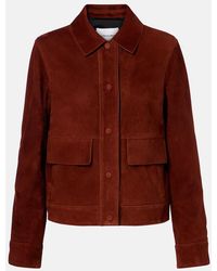 Yves Salomon - Suede Jacket - Lyst