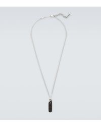 Gucci - Interlocking G Sterling Pendant Necklace - Lyst