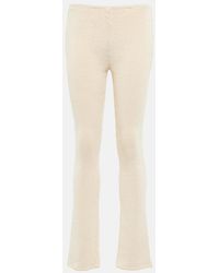 Magda Butrym - Crochet High-rise Slim Pants - Lyst