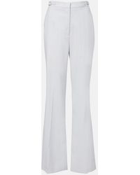 Gabriela Hearst - Vesta Wool And Silk Flared Pants - Lyst