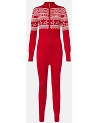 Perfect Moment - Wool Intarsia Jumpsuit - Lyst