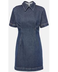 Sportmax - Vestido Polo Douglas De Denim - Lyst
