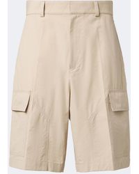 Bottega Veneta - Cotton Twill Cargo Shorts - Lyst