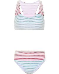 Missoni Bikini aus Häkelstrick - Blau