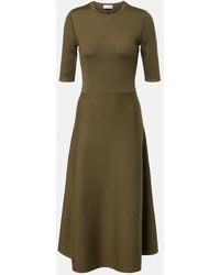 Gabriela Hearst - Wool, Cashmere, And Silk Midi Dress - Lyst