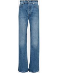 Rabanne - High-rise Wide-leg Jeans - Lyst